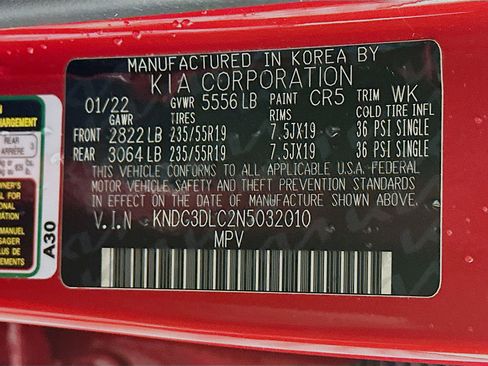 Used 2022 Kia EV6 Wind w/ Wind Technology Package image 12