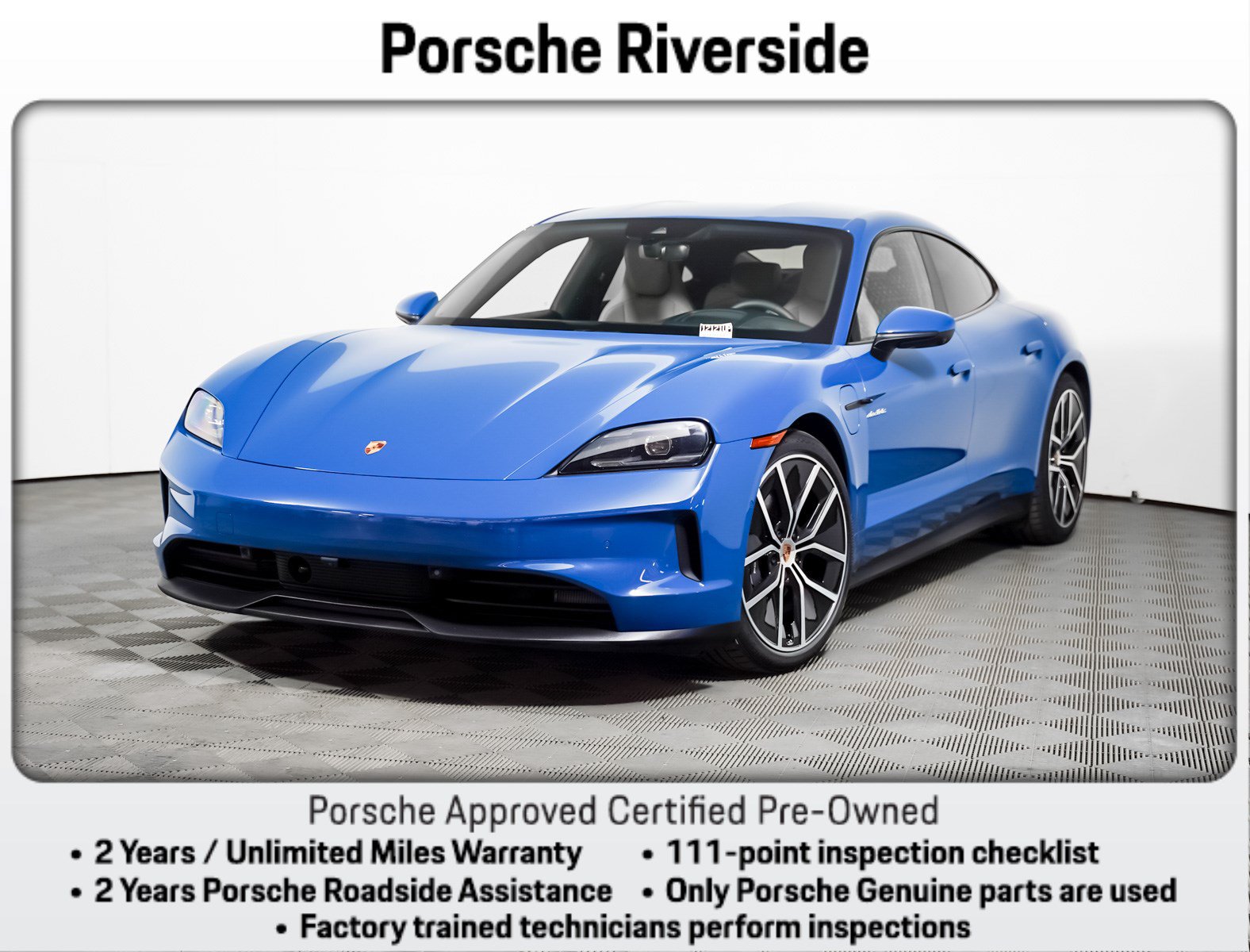 Certified 2025 Porsche Taycan w/ Premium Package AWD/4WD image 1