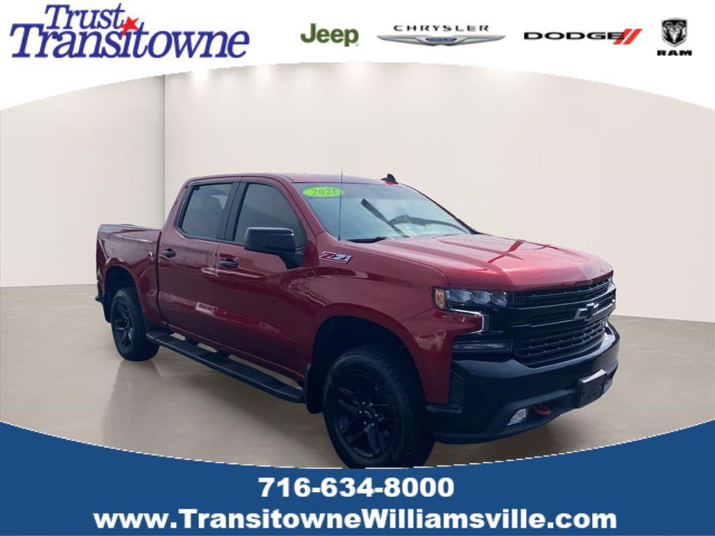 Used 2021 Chevrolet Silverado 1500 LT Trail Boss w/ Convenience Package II AWD/4WD image 1