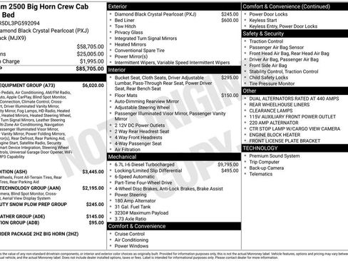 Used 2023 RAM 2500 Big Horn w/ Level B Equipment Group AWD/4WD image 6