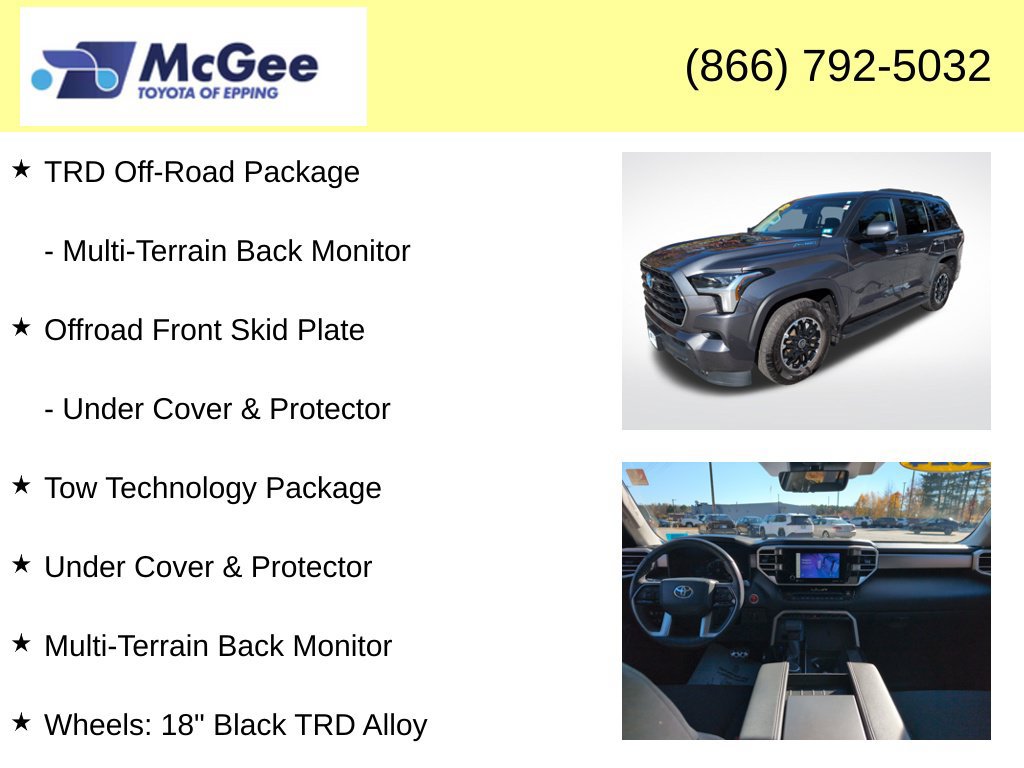 Used 2024 Toyota Sequoia SR5 w/ TRD Off-Road Package AWD/4WD image 8