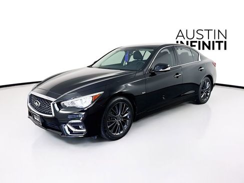 Certified 2018 INFINITI Q50 Luxe w/ Sensory Package (Luxe) RWD image 3