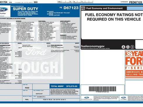 Used 2015 Ford F350 King Ranch w/ FX4 Off-Road Package image 7