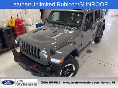 Used 2021 Jeep Wrangler Unlimited Rubicon w/ Uconnect 4C Nav & Sound Group AWD/4WD image 40