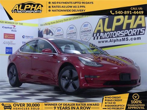 Used 2018 Tesla Model 3 Long Range AWD/4WD image 1