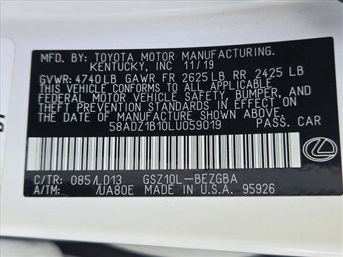 Used 2020 Lexus ES 350 w/ Premium Package FWD image 25