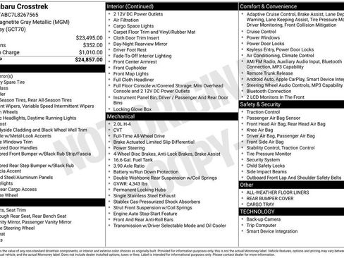 Used 2020 Subaru Crosstrek 2.0i image 6
