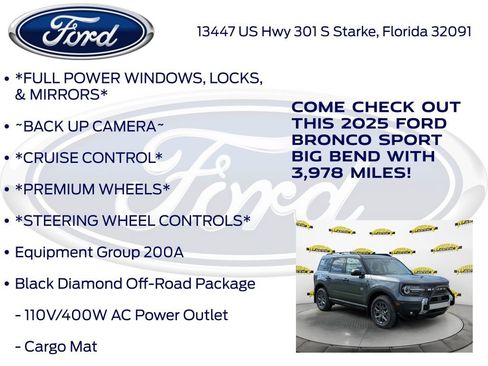 New 2025 Ford Bronco Sport Big Bend image 10