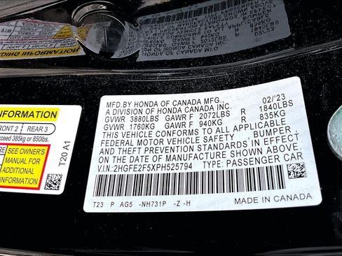 Used 2025 Honda Civic Sport image 35