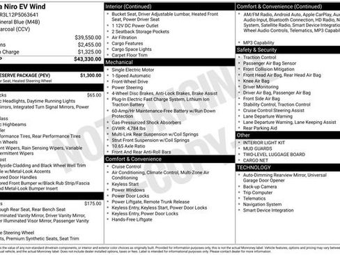 Used 2023 Kia Niro Wind w/ Wind Preserve Package FWD image 34