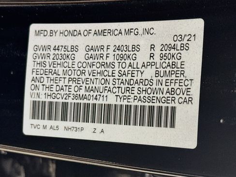 Used 2021 Honda Accord Sport image 40