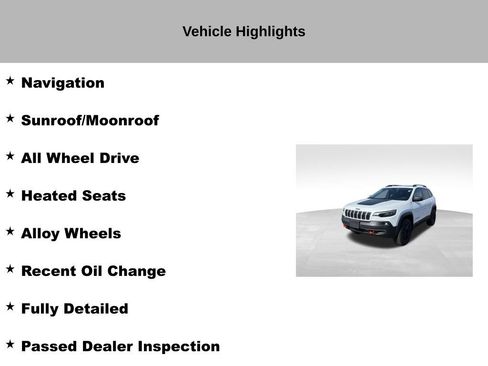Used 2019 Jeep Cherokee Trailhawk w/ Comfort/Convenience Group AWD/4WD image 9