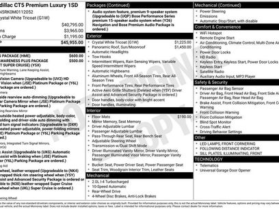 Used 2021 Cadillac CT5 Premium Luxury w/ Lighting Package