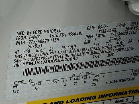 Certified 2025 Ford Expedition Max Platinum AWD/4WD image 28