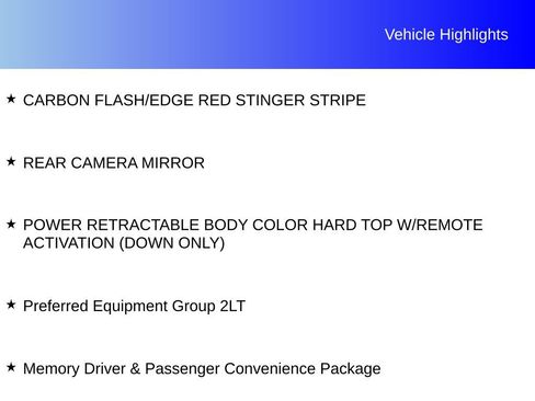 Used 2024 Chevrolet Corvette Stingray Preferred Conv w/ 2LT RWD image 16