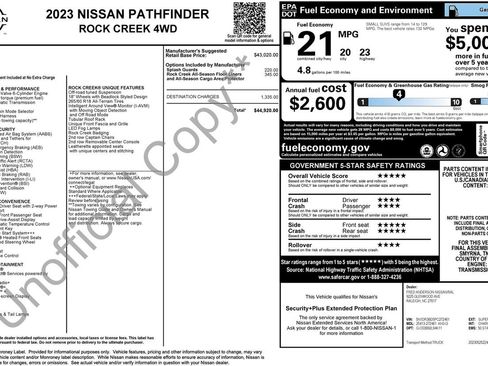 Used 2023 Nissan Pathfinder Rock Creek image 54