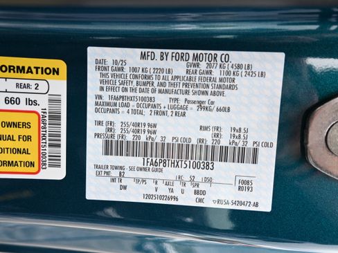 New 2026 Ford Mustang Coupe w/ Mustang Nite Pony Package image 10