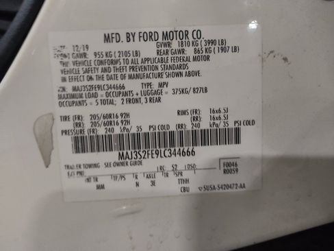 Used 2020 Ford EcoSport S FWD image 33