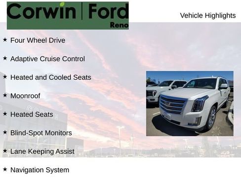 Used 2018 Cadillac Escalade Platinum AWD/4WD image 8