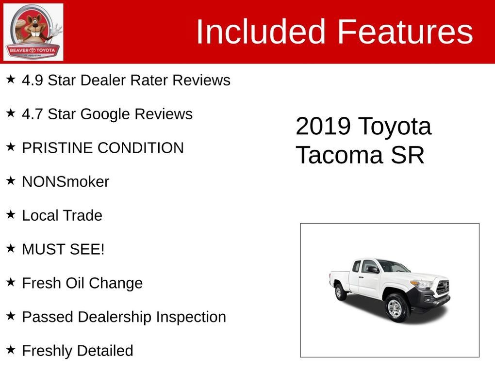 Used 2019 Toyota Tacoma SR AWD/4WD image 4