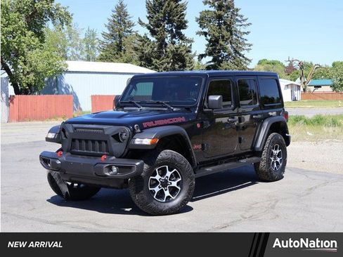 Used 2021 Jeep Wrangler Unlimited Rubicon w/ Uconnect 4C Nav & Sound Group AWD/4WD image 1