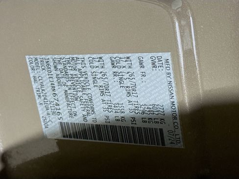 Used 2024 Nissan Frontier Pro-X w/ Technology Package image 37