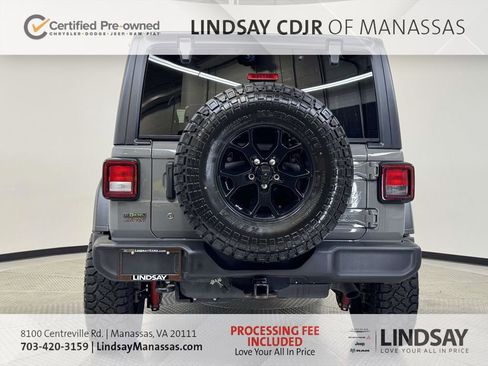 Certified 2022 Jeep Wrangler Unlimited Sport AWD/4WD image 8