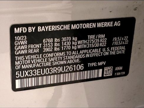 Used 2024 BMW X5 M60i AWD/4WD image 30