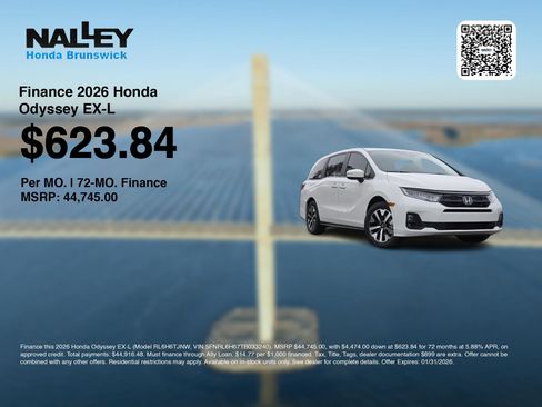 New 2026 Honda Odyssey EX-L image 7