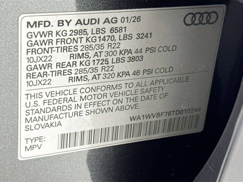 Used 2026 Audi Q7 3.0T Prestige w/ Prestige Package AWD/4WD image 36