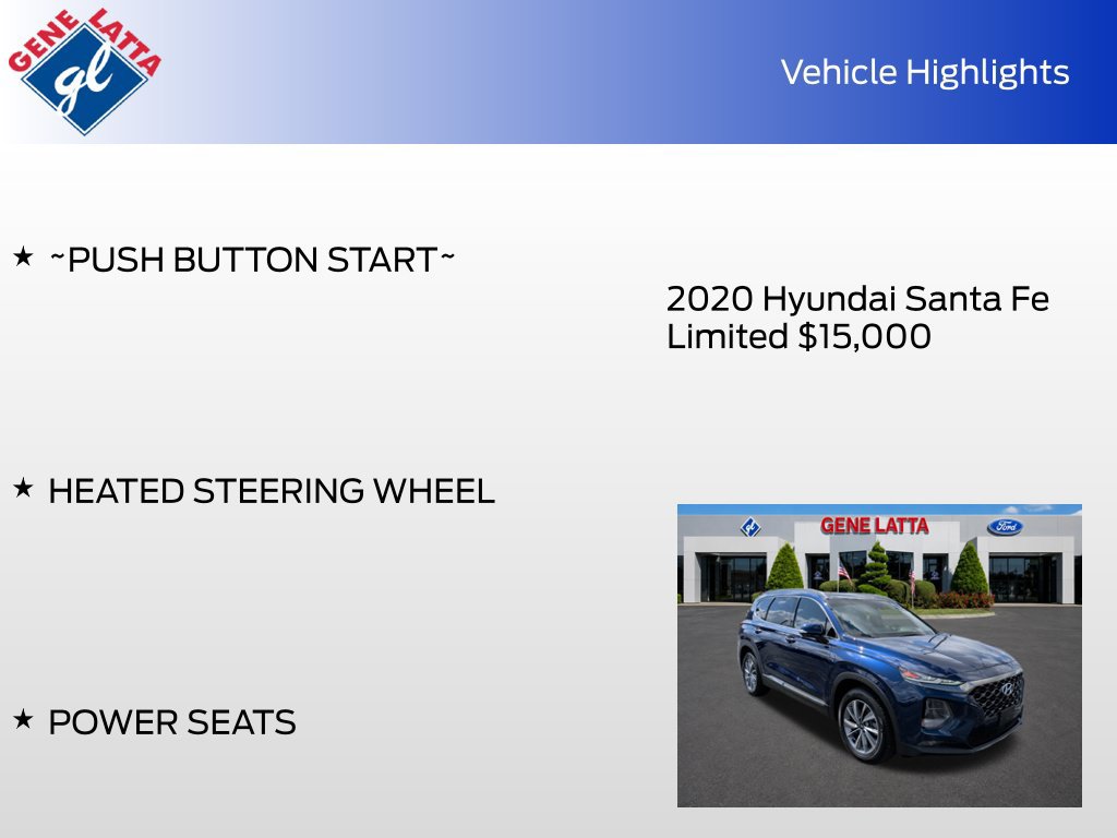 Used 2020 Hyundai Santa Fe Limited w/ Cargo Package AWD/4WD image 36