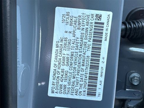 New 2026 Honda Civic Sport Touring image 34