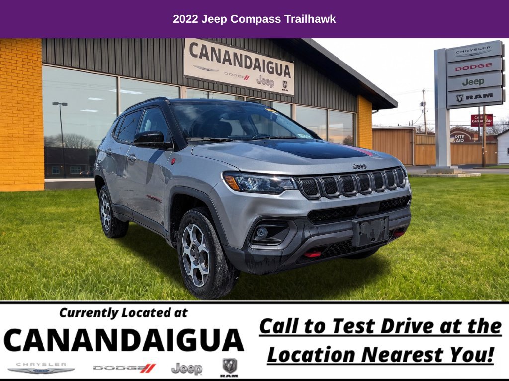 Used 2022 Jeep Compass Trailhawk w/ Trailhawk Convenience Group AWD/4WD 360° Tour