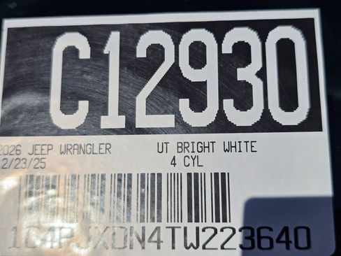 New 2026 Jeep Wrangler Sport image 11