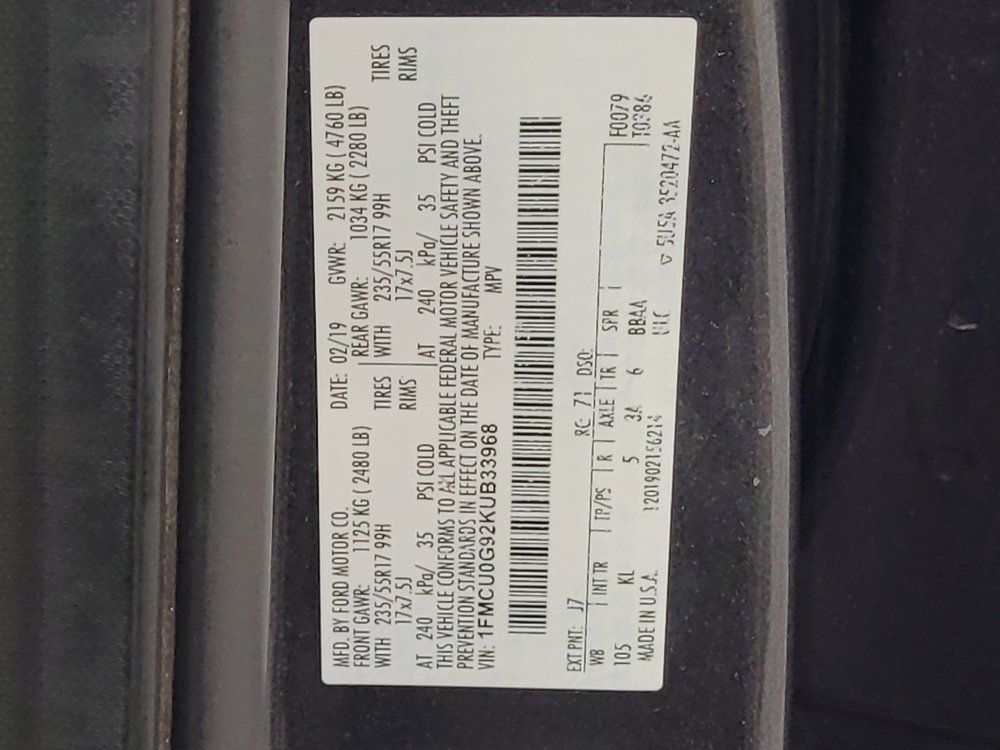 Used 2019 Ford Escape SE FWD image 33