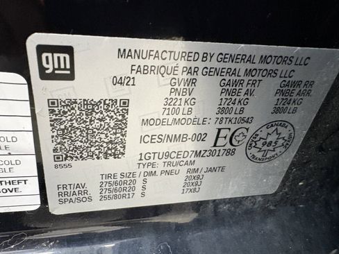 Used 2021 GMC Sierra 1500 Elevation w/ Preferred Package image 37