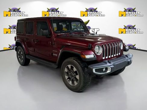 Used 2021 Jeep Wrangler Unlimited Sahara w/ Uconnect 4C Nav & Sound Group image 3