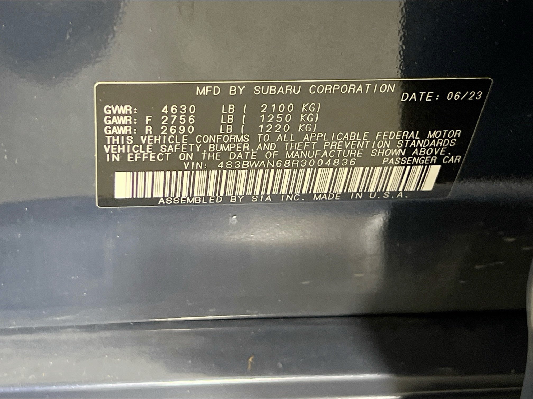Used 2024 Subaru Legacy Limited AWD/4WD image 33