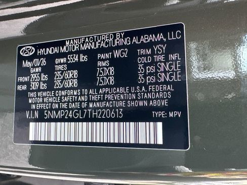 New 2026 Hyundai Santa Fe SEL w/ Tow & Go Package FWD image 33