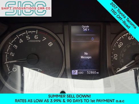 Used 2017 Toyota Tacoma TRD Off-Road w/ Tow Package (A/T) AWD/4WD image 12
