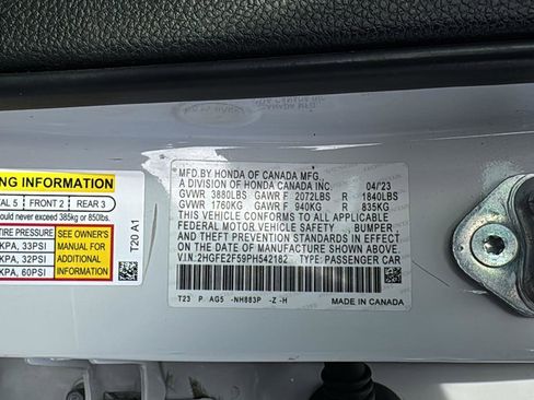 Used 2023 Honda Civic Sport image 20