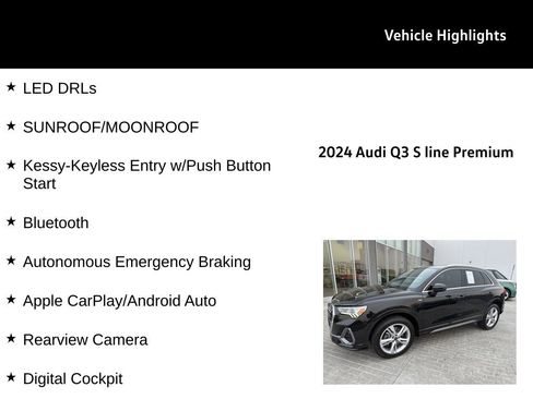 Used 2024 Audi Q3 2.0T Premium w/ Convenience Package image 30