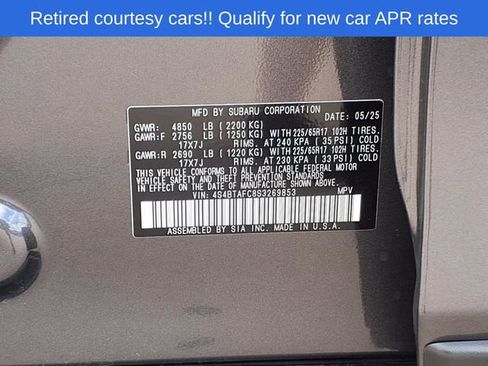 Certified 2025 Subaru Outback Premium w/ Popular Package #1A AWD/4WD image 10