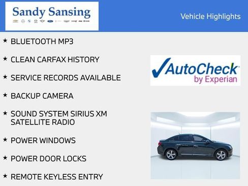 Used 2014 Chevrolet Cruze LT w/ RS Package FWD image 6
