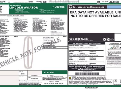 Used 2020 Lincoln Aviator Reserve w/ Equipment Group 202A image 4