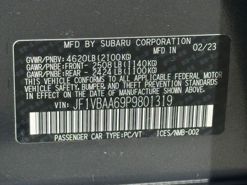 Used 2023 Subaru WRX AWD/4WD image 29