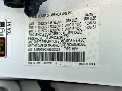 Used 2016 Honda CR-V LX image 33