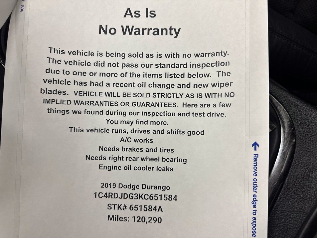 Used 2019 Dodge Durango GT AWD/4WD image 51