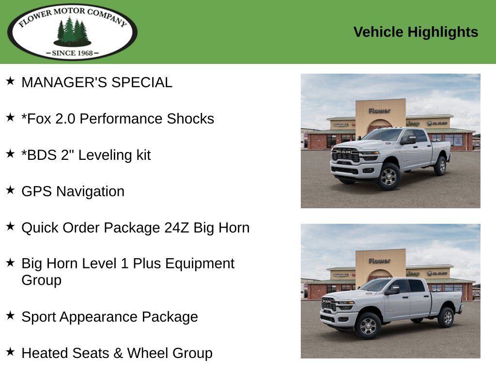 New 2025 RAM 2500 Big Horn AWD/4WD image 2