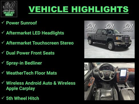 Used 2014 GMC Sierra 2500 SLT w/ SLT Convenience Package AWD/4WD image 3
